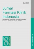 Jurnal Farmasi Klinik Indonesia: Vol 8 No 1 Maret 2019