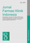 Jurnal Farmasi Klinik Indonesia : Vol 8 no 4 Desember 2019