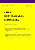 Jurnal Keperawatan Indonesia : Vol 21 No 1 Maret 2018