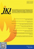 Jurnal Keperawatan Indonesia : Vol 22 No 2 July 2019