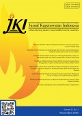 Jurnal Keperawatan Indonesia : Vol 22 No 3 November 2019